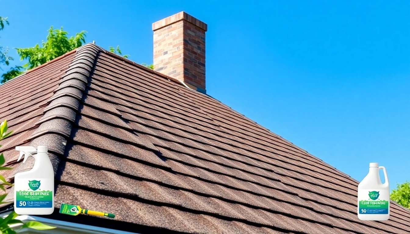 Roof cleaning service revitalizes homes with fresh, vibrant roofs.