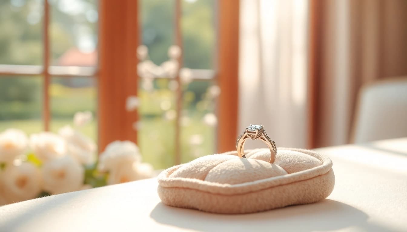 Showcase stunning promise rings highlighting intricate designs and sparkling details.