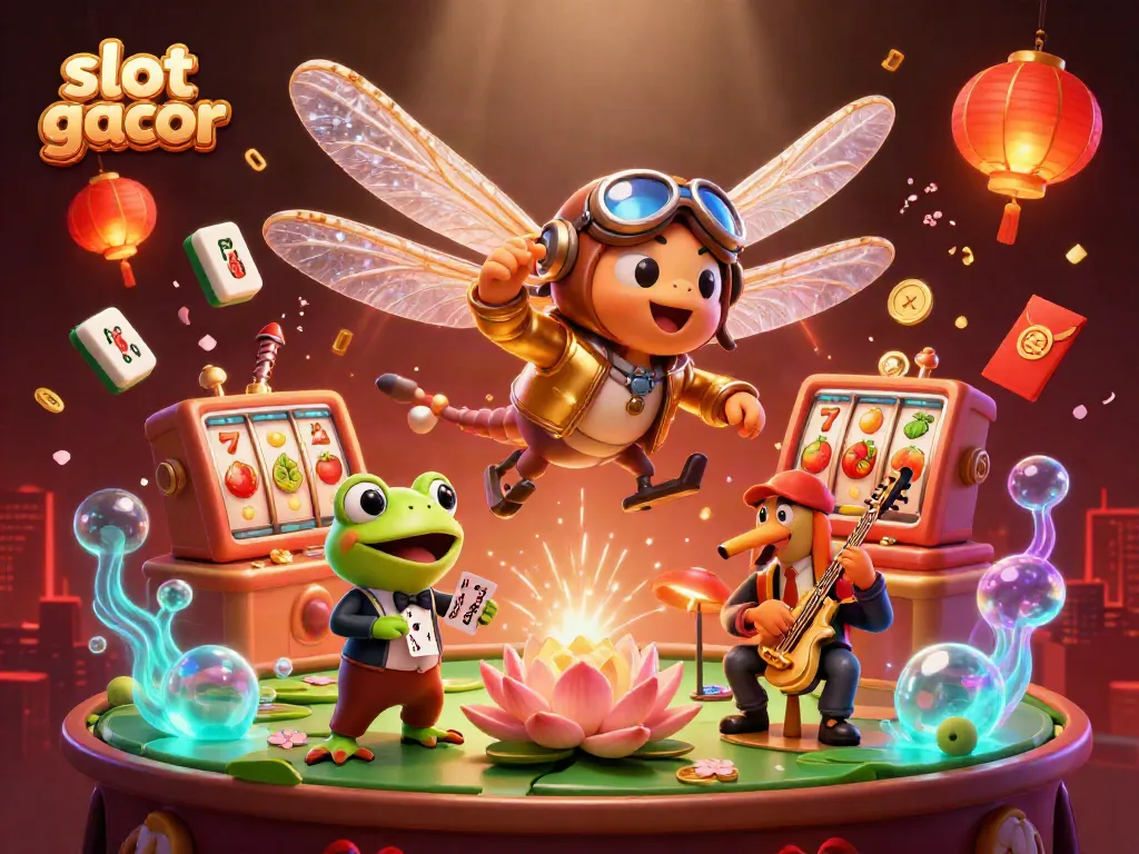 Menghadirkan permainan slot gacor di kasino dengan karakter unik, serta elemen keberuntungan yang menarik.