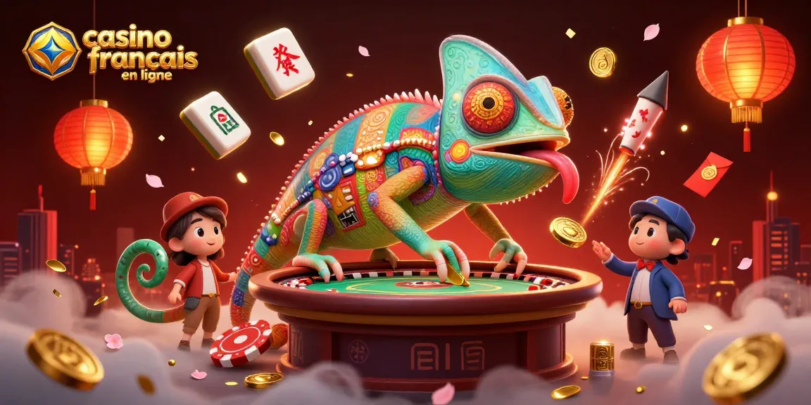 Jouez dans un casino français en ligne avec des éléments festifs et colorés.