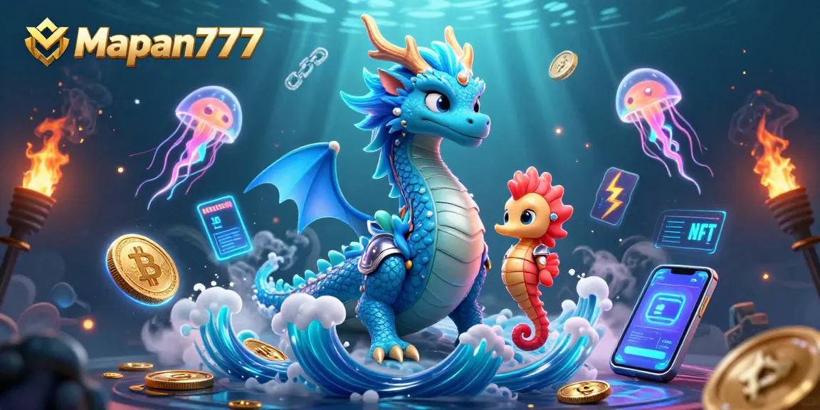 Experience the magic of Mapan777 as the ocean dragon and seahorse knight enhance your gaming with crypto!
