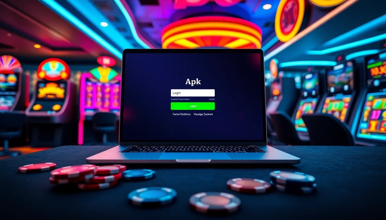 Login apk untuk akses mudah dalam permainan kasino yang menarik.