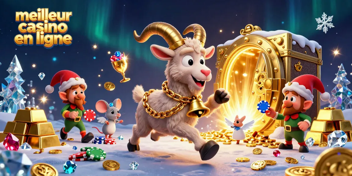 Profitez des jeux au meilleur casino en ligne avec une atmosphère festive et des personnages enchantés.