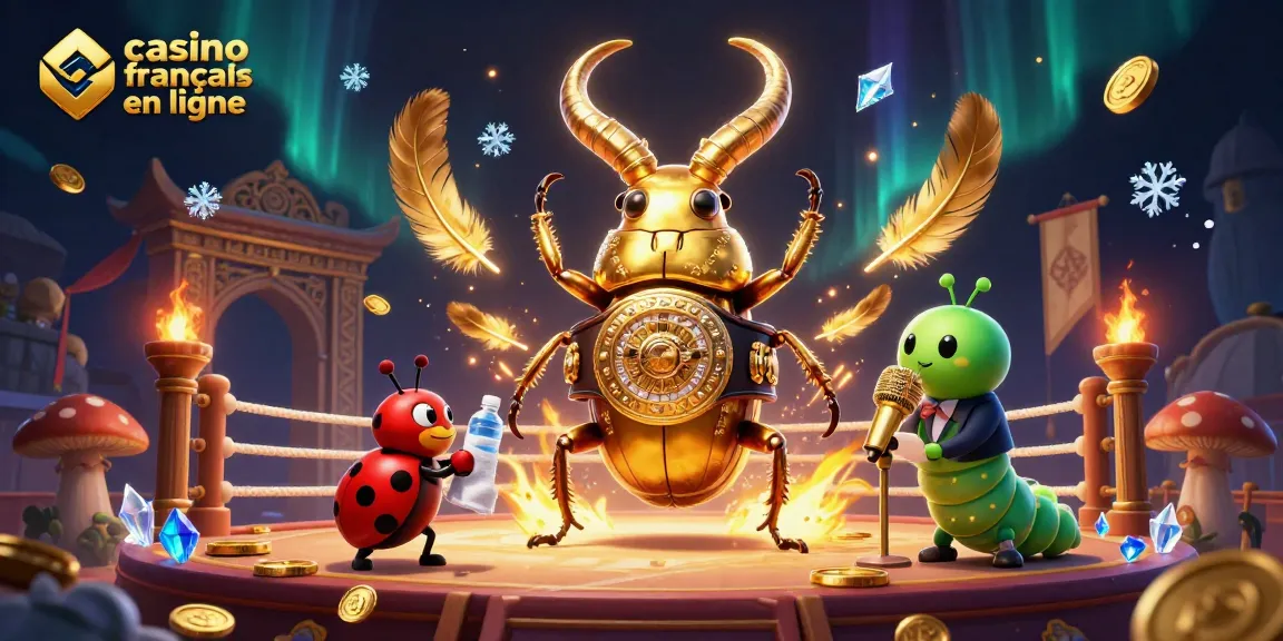 Image illustrant une compétition spéciale de casino français en ligne avec des personnages animés et ambiance captivante.