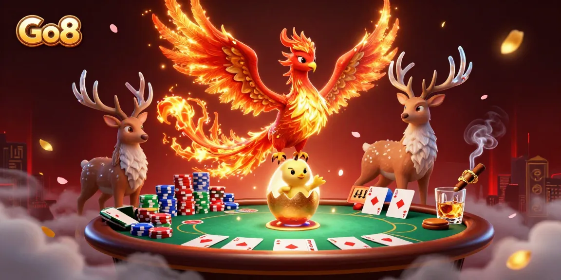 Go8 players enjoy intense poker action with vibrant characters and a rich casino scene.