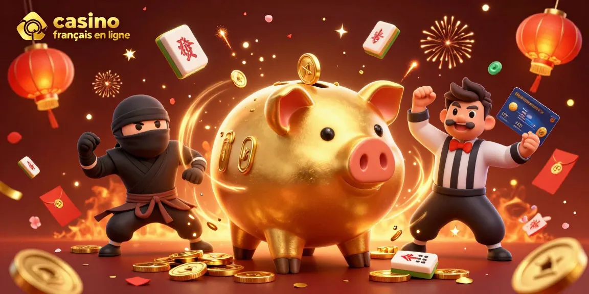 Profitez de l'action au casino français en ligne avec un sumo, un ninja et un samouraï !