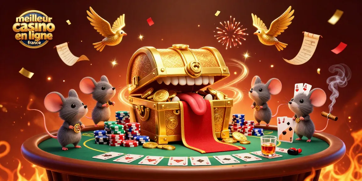 Visitez le meilleur casino en ligne France pour gagner avec une illustration 3D animée captivante.