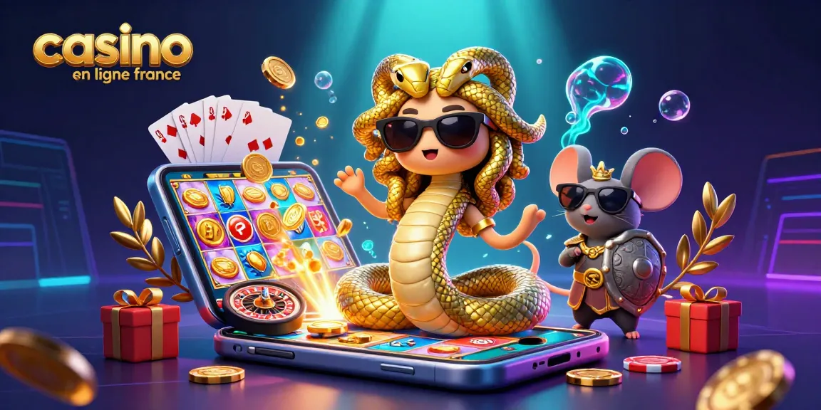 Profitez des meilleurs jeux au casino en ligne France avec Medusa et ses amis mignons.
