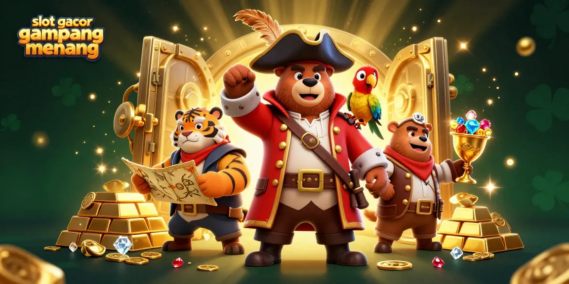 Menang di slot gacor gampang menang dengan banyak harta karun, emas, dan warna menawan.