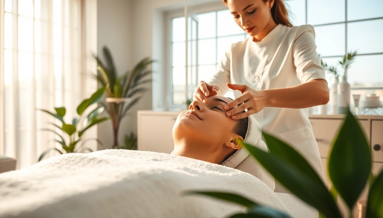 Experience relaxation with an Esthetician near me providing expert skincare treatments.