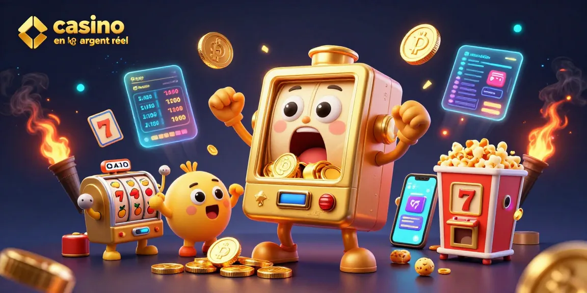Profitez de l'expérience du casino en ligne argent réel avec des machines à sous animées et des pièces d'or.
