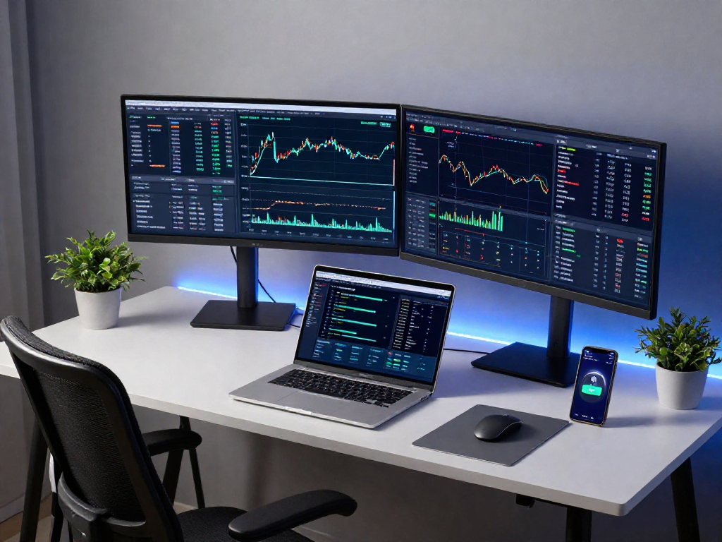 metatrader 5 官网多元化金融平台交易界面，展示外汇与加密货币图表分析工具与自动交易系统。