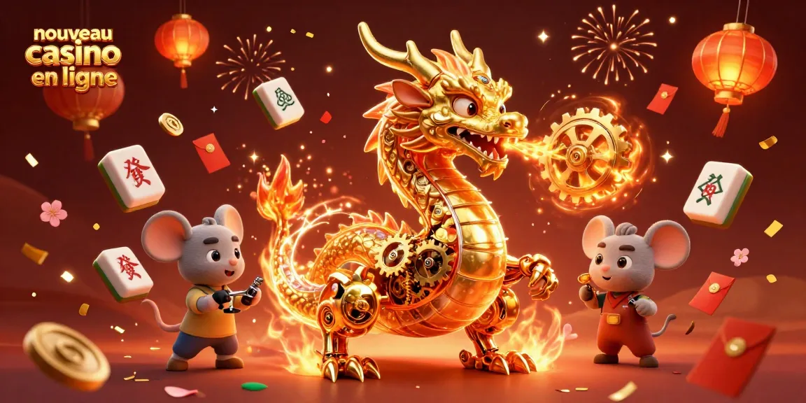 Nouveau casino en ligne, dragons mécaniques et jeux animés pour une expérience immersive de jeu