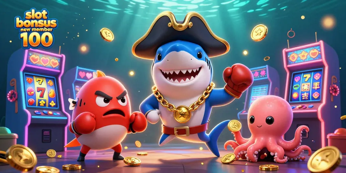 Engage in slot bonus new member 100 exciting gameplay with vibrant characters and colorful casino elements.