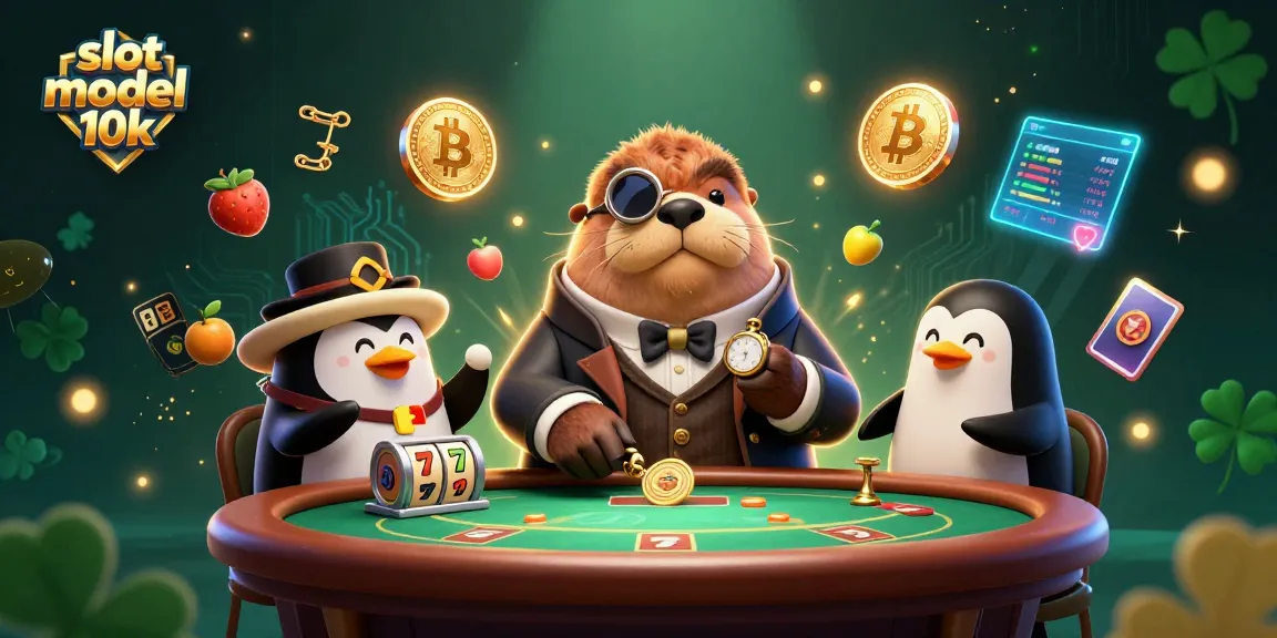 Experience winning moments at slot modal 10k with jolly characters playing at an exciting underwater poker table.