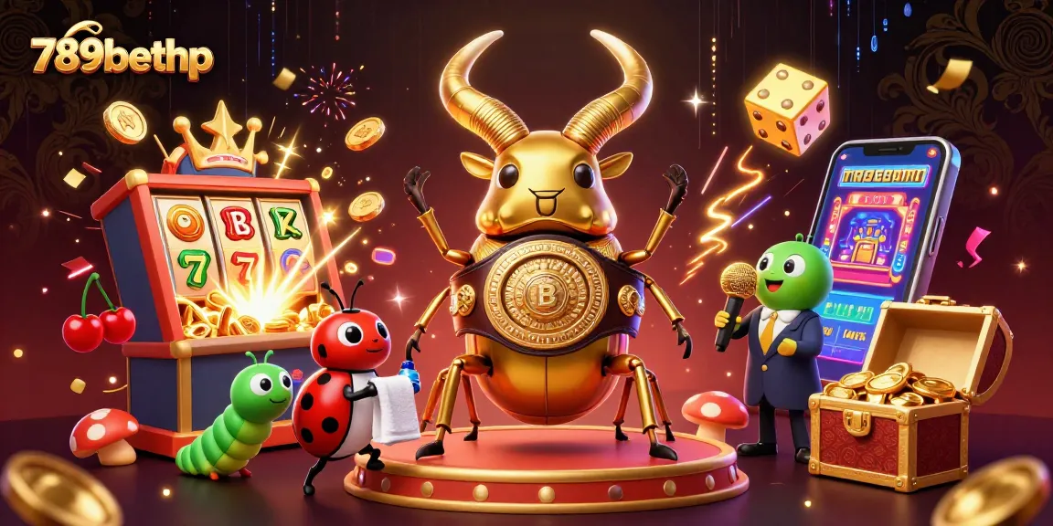 Experience the thrilling world of 789bethp with vibrant casino icons and characters in action.