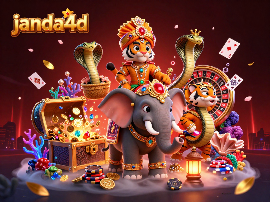 Janda4d sajikan slot menarik dengan gambar 3D maharaja dan gajah, siap menangkan!