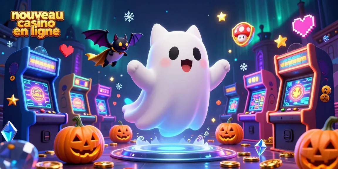 Découvrez le nouveau casino en ligne avec un chat fantôme et une chauve-souris jouant dans un manoir animé.