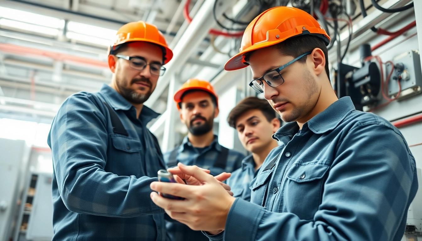 Technician engaged in commercial electrical maintenance, ensuring optimal system performance.
