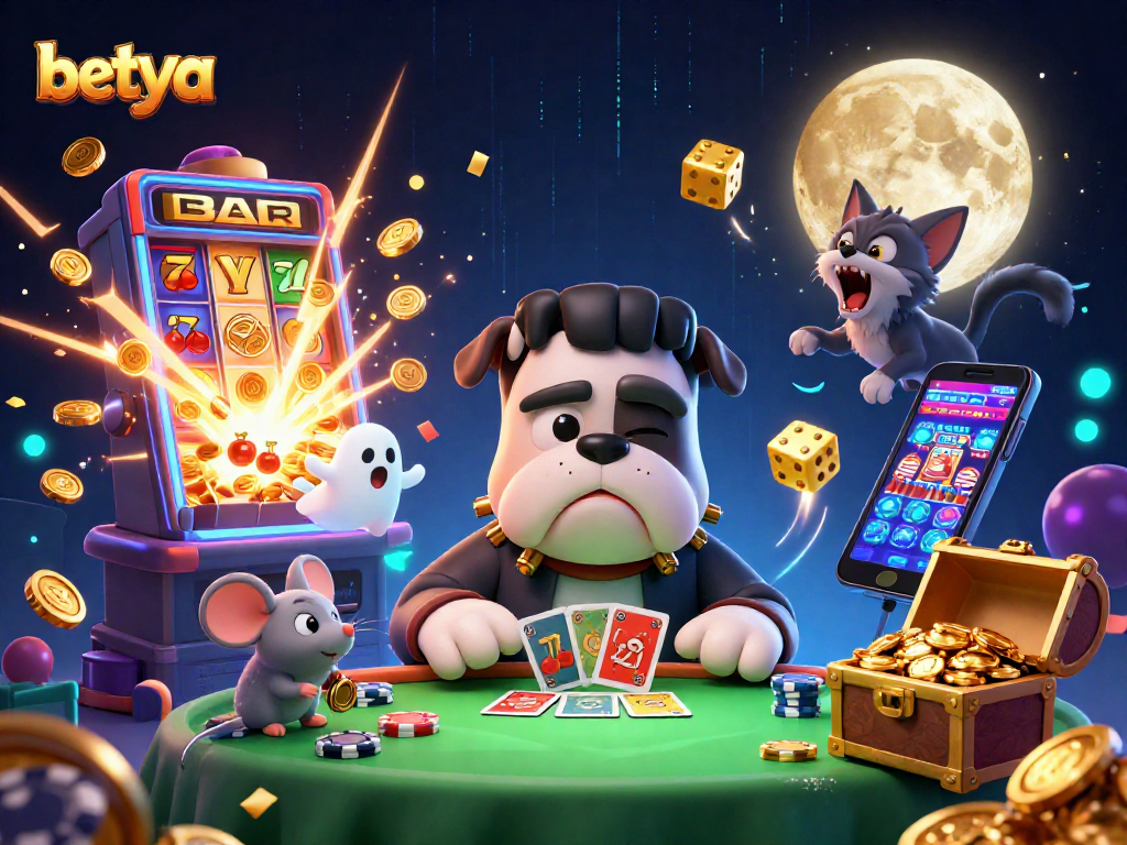 Experience thrilling gameplay at Betya with energetic casino characters and rich 3D visuals.