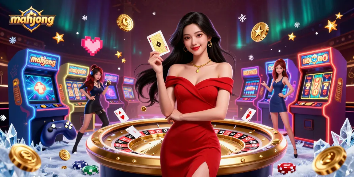 Experience mahjong gameplay excitement with stunning visuals in this dynamic casino scene.