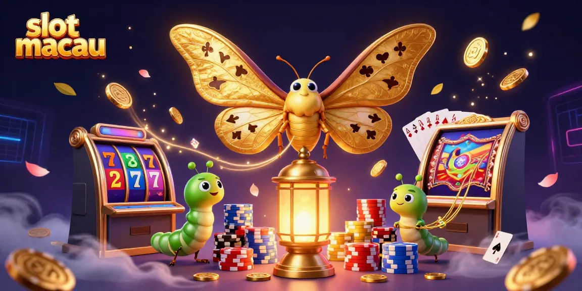 Experience thrilling moments in slot macau with vibrant 3D elements and casino-themed enchantment.