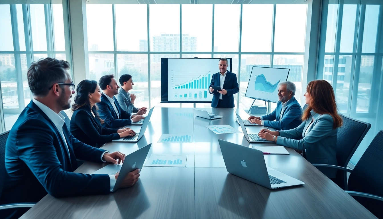 Visual representation of Bid-No-Bid Analysis discussion among business professionals.