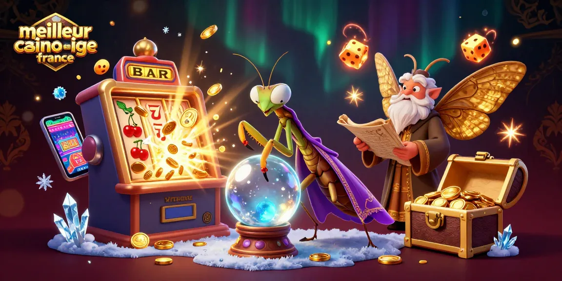 Jouez au meilleur casino en ligne France avec un illustrateur 3D captivant mettant en scène des personnages mystiques.