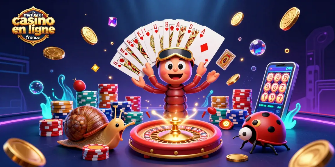 Venez découvrir le meilleur casino en ligne France avec un croupier millipède, des gains dorés et une ambiance vibrante !