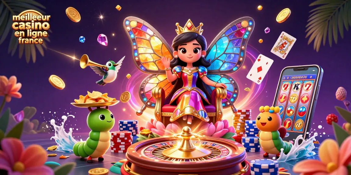 Jouez au meilleur casino en ligne France avec des éléments de jeu fascinants et colorés.