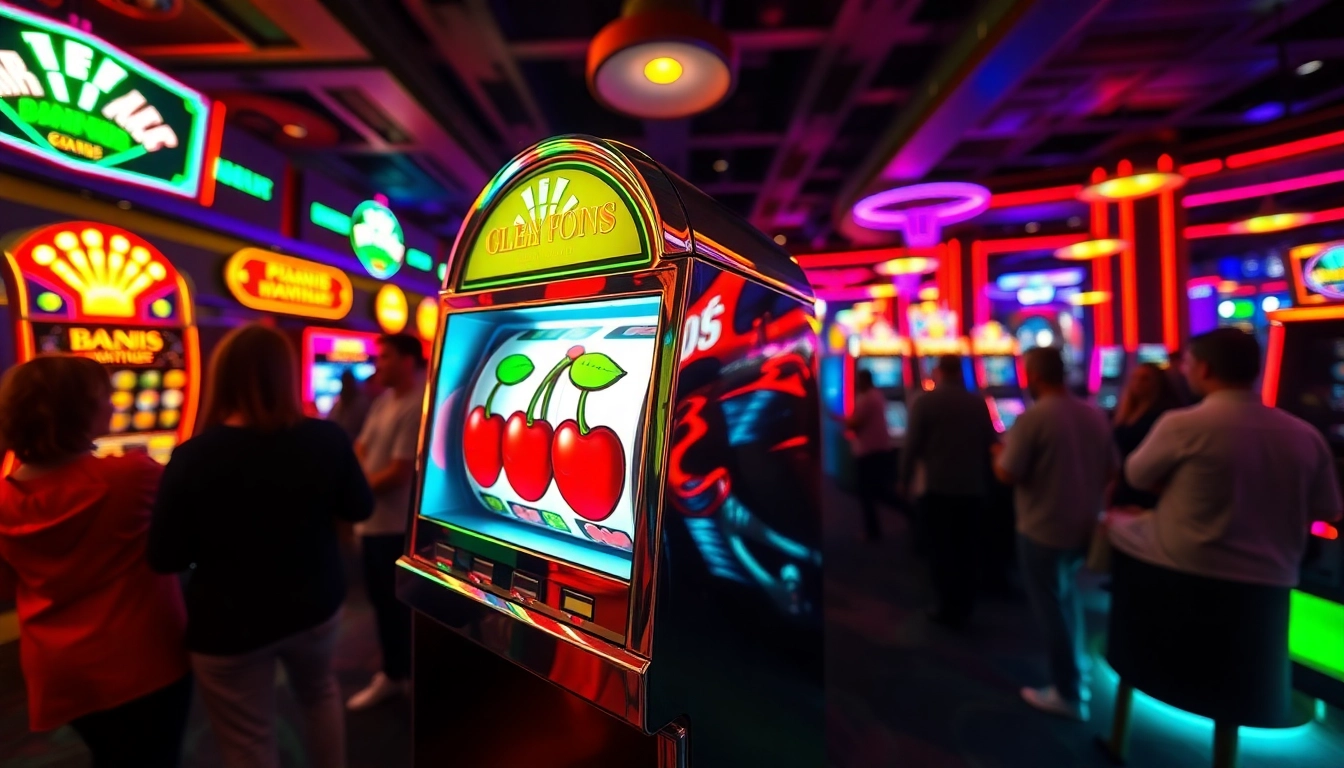 Mainkan slot online yang menguntungkan dengan mesin slot klasik di kasino cerah.