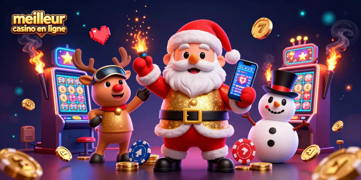 Découvrez le meilleur casino en ligne avec Santa dans un univers scintillant et des machines à sous colorées.