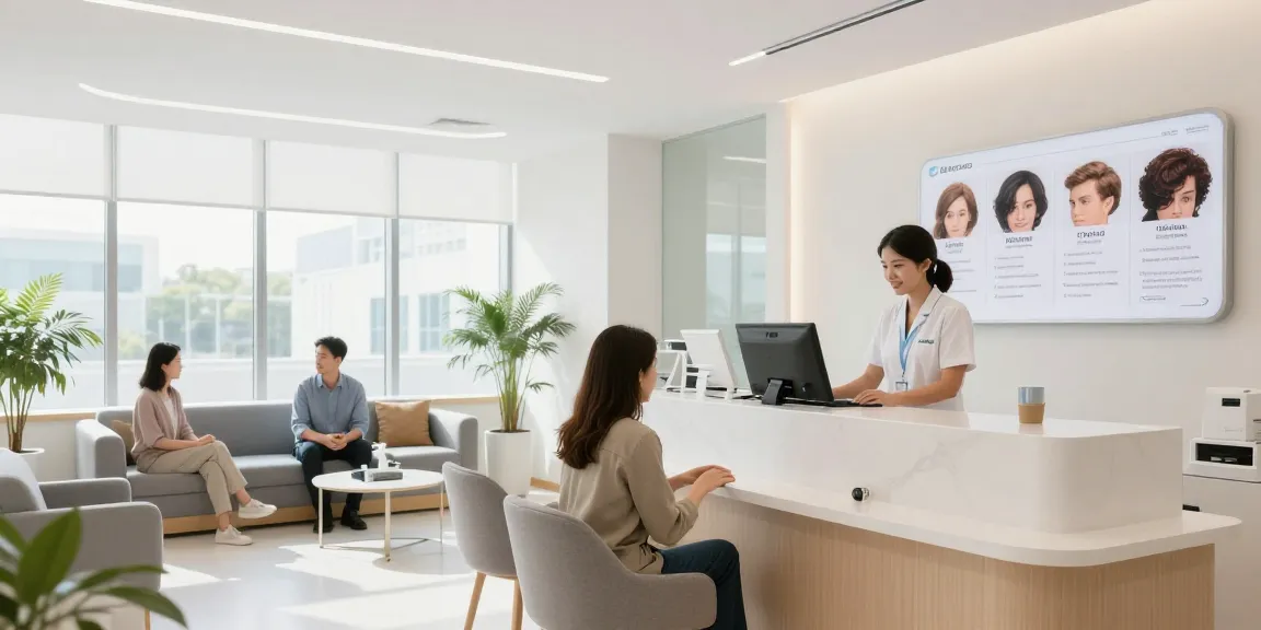 Hair transplant turkey services in a welcoming healthcare clinic.