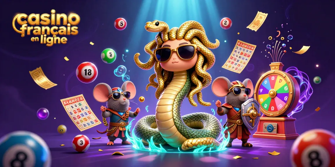 Les jeux de casino français en ligne prennent vie avec Méduse et un guerrier souris dans un décor vibrant.