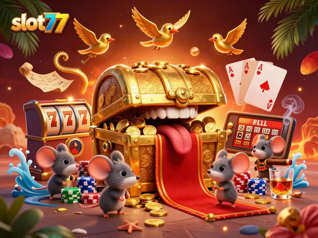 Mainkan slot777 dengan peti harta karun emas yang menggoda untuk menang besar yang penuh kejutan!