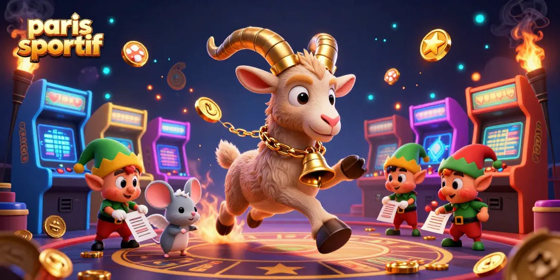 Bettez sur les événements de paris sportif dans un casino animé avec des personnages fantastiques.