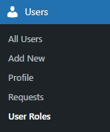 User Roles