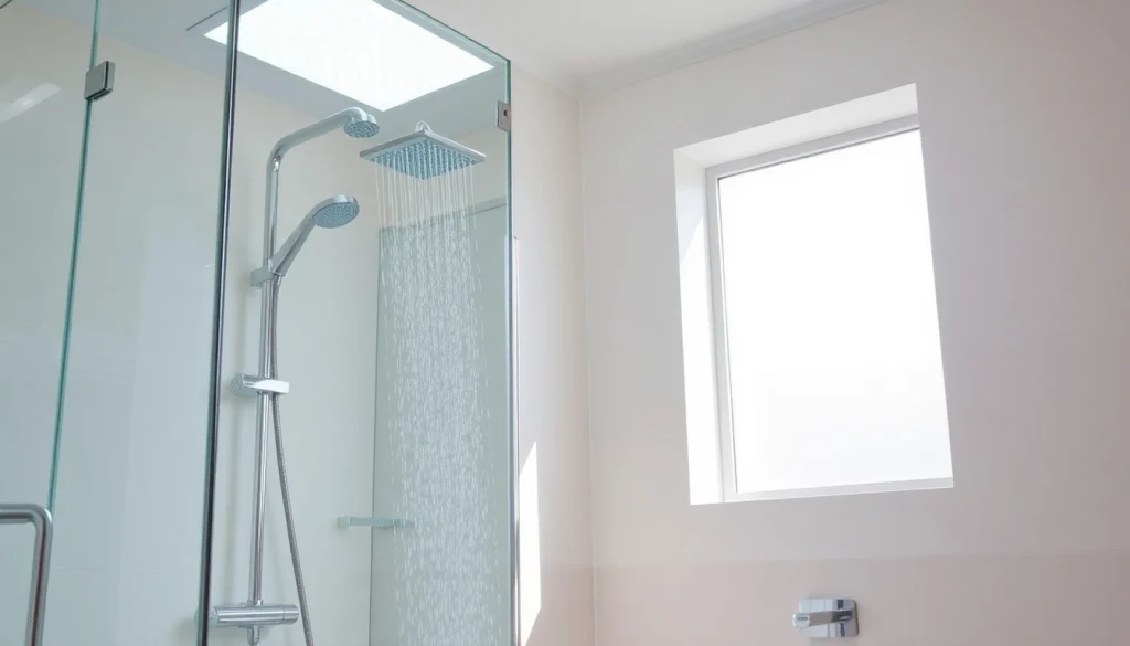 Améliorez votre salle de bains avec les designs de sunny showers france pour une élégance moderne.