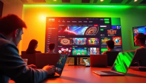 Engaging AF88 online gambling platform showcasing vibrant games and user-friendly interface