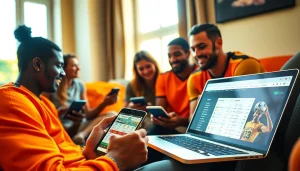 Explore dynamic online sportsbooks India through people engaging with betting apps.