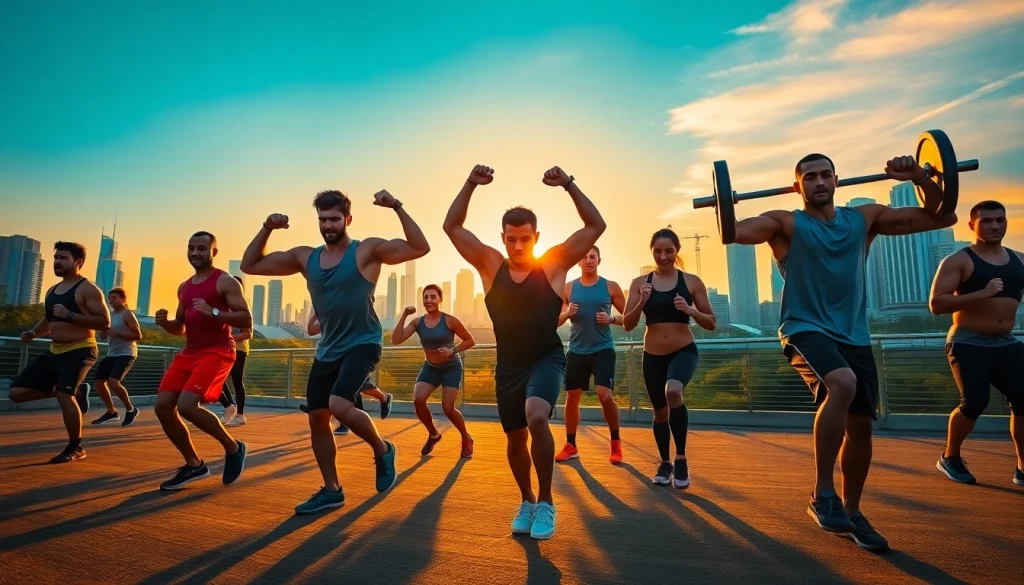 Experience the energy of athletes training with 888new in a vibrant gym setting.