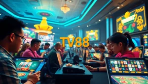 Exciting online gaming experience on TV88 platform showcasing vibrant casino games.
