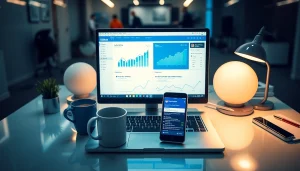 Boost Facebook smm panel engagement with a vibrant and professional digital workspace.