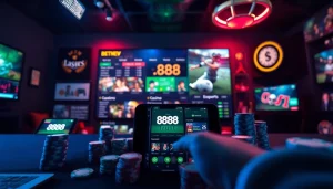 Experience the excitement of online gaming with 888new, showcasing a dynamic interface and engaging gameplay.