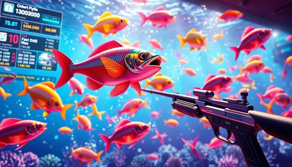 Engage in game bắn cá đổi thưởng with vibrant graphics and thrilling ocean environments.