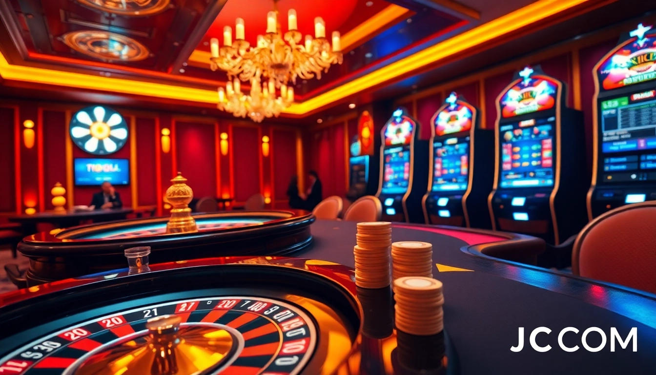Experience high-stakes excitement at KJC COM with vibrant casino games and poker tables.