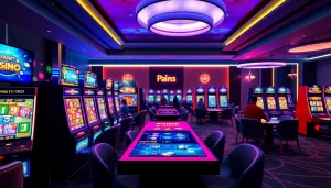 Experience thrilling gaming at Canada online casinos with vibrant visuals and engaging design.