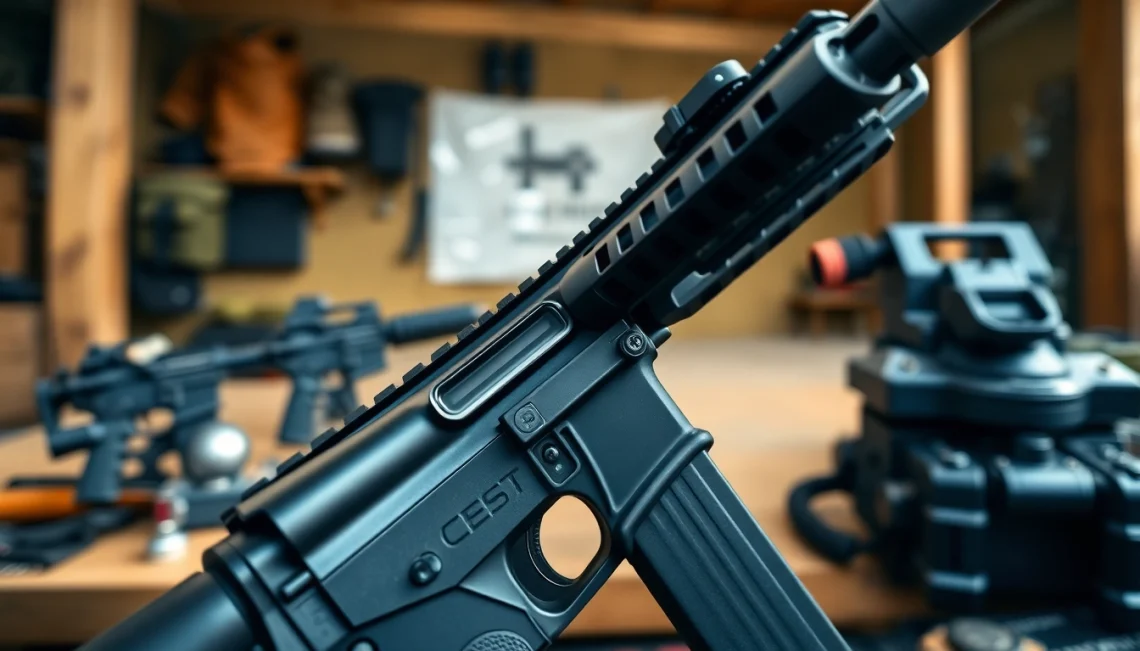 Showcase of the wot trigger ar15 highlighting its design and use in a tactical setting.