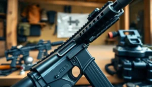 Showcase of the wot trigger ar15 highlighting its design and use in a tactical setting.