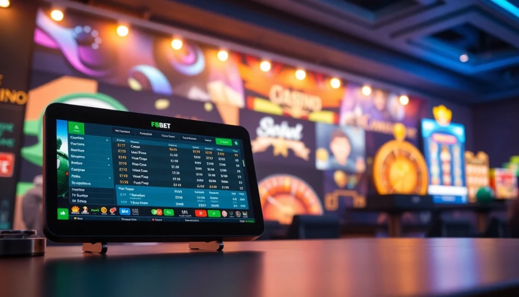F8BET online gaming platform offering diverse betting options and live casino experiences.